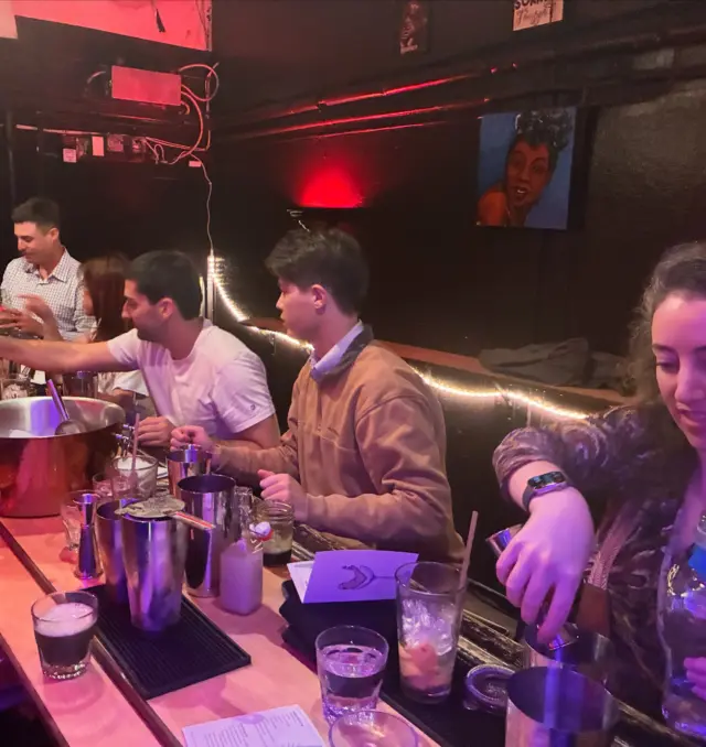Cocktail Classes can take place in your home, office or in a private room in a bar in the mission. The room holds up to 12 people and I can provide or you’re welcome to bring in snacks to pair with the cocktails